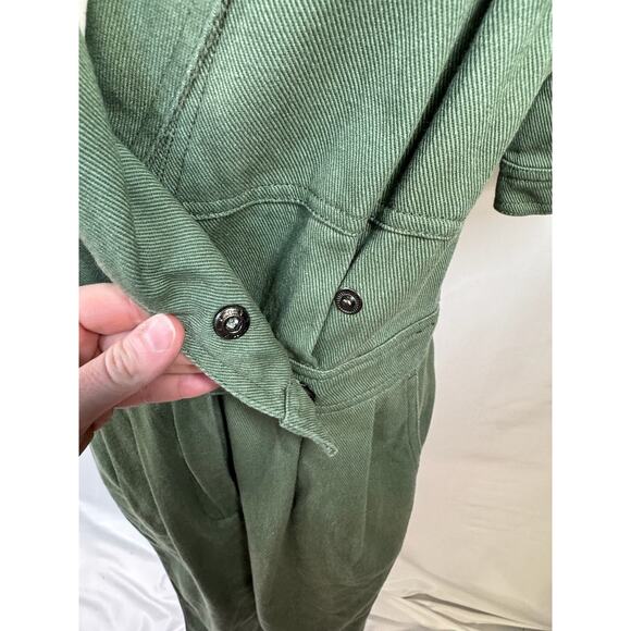 Day + Moon Utility Jumpsuit in Olive Green - Picture 16 of 16